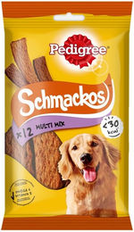Pedigree Schmackos Belohnungssnack für Hunde mit Rind, Geflügel und Lamm - 12 x 86 g – Bild 1 von 2