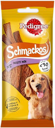 Pedigree Schmackos Multi Mix Belohnungssnack für Hunde Adult mit Rind, Geflügel und Lamm ohne Farb- und Aromastoffe 36 g - 15 x 36 g – Bild 1 von 7