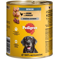 Produktbild von Pedigree Senior Hund Nassfutter Huhn in Pastete 12 x 800 g - 12 x 800 g