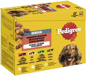Pedigree Senior Hundefutter Gemischte Selektion Stückchen in Gelee 24 x 100 g - 12 x 100 g – Bild 1 von 9