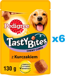 Pedigree Tasty Bites Belohnungssnack Hund mit Huhn 6x130 g - 6 x 130 g – Bild 1 von 3
