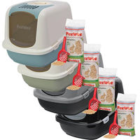 Produktbild von PeeWee EcoDome Katzentoilette Zubehörset Haubentoilette Blau aus Kunststoff