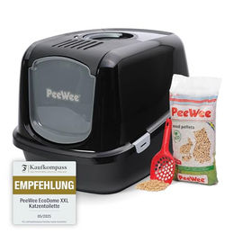 PeeWee EcoDome XXL Katzentoilette mit Haube Schwarz – Bild 1 von 9