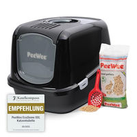 Produktbild von PeeWee EcoDome XXL Katzentoilette mit Haube Schwarz