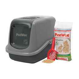 Produktbild von PeeWee Haubentoilette Grau Kunststoff Größe M