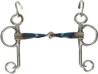 Pelham Gebiss Trust Sweet Iron Twist Locked für Pferde 12,5 cm Silber – Bild 1 von 1