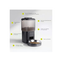 Produktbild von Peluvio Smarter Futterautomat für Hunde mit App-Steuerung und WiFi 4,5L Schwarz