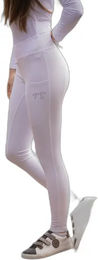 Produktbild von Pénélope Anaé Turnierhose Damen Full Grip Weiß Winter Reithose Größe 42