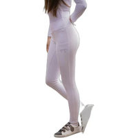 Produktbild von Pénélope Anaé Turnierhose Damen Full Grip Weiß Winter Reithose Größe 42