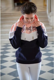 Produktbild von Pénélope Artémis Sweatshirt Unisex aus Baumwolle Blau Bunt Größe XS