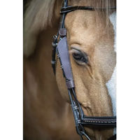 Produktbild von Pénélope Augenmuscheln für Ponys aus Leder in Schwarz oder Braun