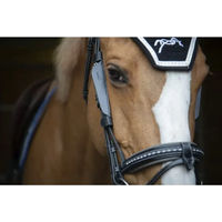 Produktbild von Pénélope Augenmuscheln für Ponys aus Leder in Schwarz oder Braun