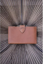 Produktbild von Pénélope Bertille Leder Portfolio Unisex Schwarz Braun