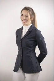 Produktbild von Pénélope Calista Wettkampfjacke Damen aus Polyamid in Schwarz und Blau