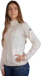 Produktbild von Pénélope Damen Pullover Lila Weiß Polyester Größe L