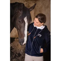 Produktbild von Pénélope Emy Velvet Hoodie Damen Blau Baumwolle XL