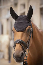 Pénélope Fliegenhaube Soundless kurz mit Strass in Schwarz – Bild 1 von 1
