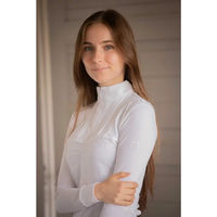 Produktbild von Pénélope Florence Reitshirt für Damen mit langen Ärmeln Weiß XS