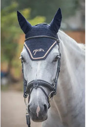Pénélope Flycotton Fliegenhaube aus Baumwolle für Vollblut Pferde – Bild 1 von 1