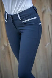 Produktbild von Pénélope Fun Reithose Damen Schwarz Blau Größe 44