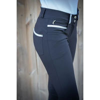 Produktbild von Pénélope Fun Reithose für Damen in Schwarz und Blau aus Polyamid Größe 44