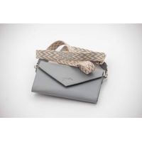 Produktbild von Pénélope Handytasche PEP New aus Leder in Grau 18 x 11 x 2 cm