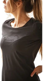 Produktbild von Pénélope Iconic Strass Reitshirt für Damen aus Baumwolle