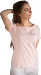Produktbild von Pénélope Iconic Strass T-Shirt für Damen aus Baumwolle Rosa Größe S