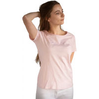Produktbild von Pénélope Iconic Strass T-Shirt für Damen aus Baumwolle Rosa Größe S