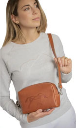 Pénélope Laly Ledertasche für Damen in Gold – Bild 1 von 1