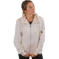 Produktbild von Pénélope Laponia Reit-Hoodie Full Zip Sweatshirt für Mädchen in Weiß aus Baumwolle