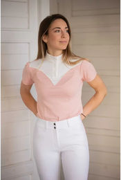 Produktbild von Pénélope Las Honey Turnierpolo Damen Reitshirt Rosa XL