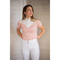Produktbild von Pénélope Las Honey Turnierpolo Damen Reitshirt Rosa XL