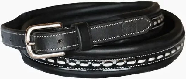Produktbild von Pénélope Ledergürtel für Damen in Beige oder Schwarz 85 cm