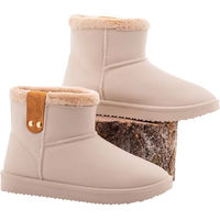 Produktbild von Pénélope Reitstiefel für Damen mit Futter wasserdicht und wintertauglich in Grau und Beige
