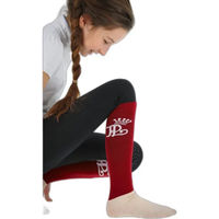Produktbild von Pénélope Reitturniersocken Damen aus Baumwolle Blau Weiß Größe 31/36 2er Pack