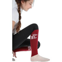 Produktbild von Pénélope Reitturniersocken für Damen aus Baumwolle Blau Weiß Größe 31/36 2er Pack
