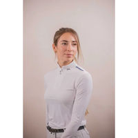 Produktbild von Pénélope Séville Reitpolo Damen Weiß Baumwolle XL