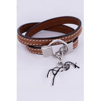 Produktbild von Pénélope Signature Armband für Damen aus Leder in Braun Größe M