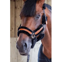 Produktbild von Pénélope Soft Pferd Halfter aus Leder in Schwarz oder Beige