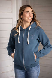 Produktbild von Pénélope Sweatjacke PEP Tressy Damen Fleece Blau