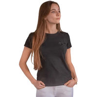 Produktbild von Pénélope Techflo Reitshirt für Damen aus Polyamid in Schwarz und Terrakotta