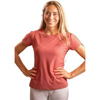Produktbild von Pénélope Techflo Reitshirt für Damen in Schwarz-Orange aus Polyamid Größe S