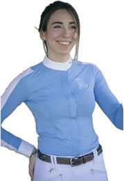 Produktbild von Penelope Turnier-Reithemd Damen Showshirt aus Polyamid