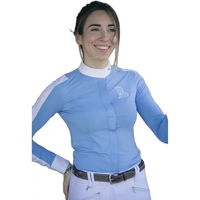 Produktbild von Penelope Turnier-Reithemd Damen Showshirt aus Polyamid
