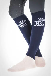 Produktbild von Pénélope Turniersocken für Damen aus Baumwolle Blau Weiß Größe 36/41