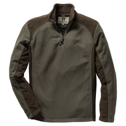 Percussion Fleece Pullover für Herren in Oliv und Braun Größe XL – Bild 1 von 2