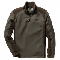 Produktbild von Percussion Fleece Pullover für Herren in Oliv und Braun Größe XL