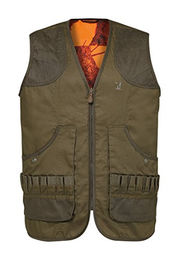 Percussion Jagdweste Savane wendbar Ghostcamo Blaze & Black Größe S – Bild 1 von 1