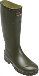 Produktbild von PERCUSSION Jersey Regenstiefel für Herren aus Naturkautschuk wasserdicht Grün Größe 46